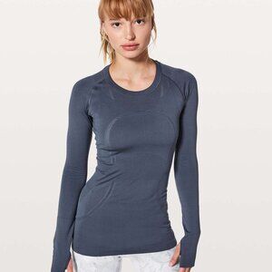 Lululemon Swiftly Tech Long Sleeve Crew Blue